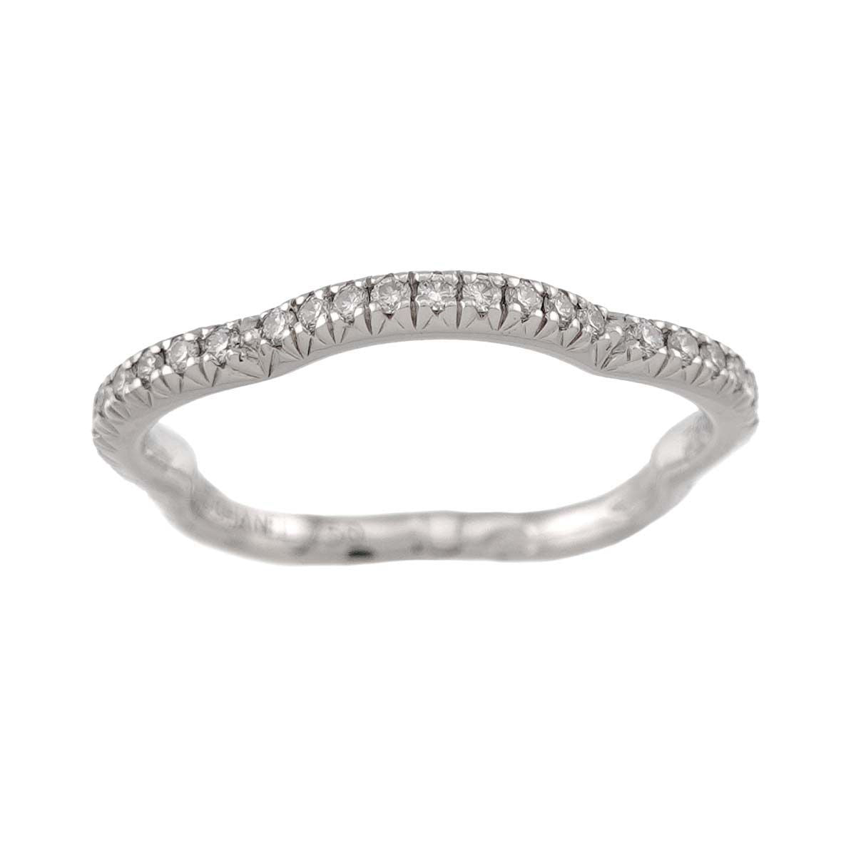 Chanel Camellia 49 Ring Full Diamond 18k WG White Gold 750 — view 2