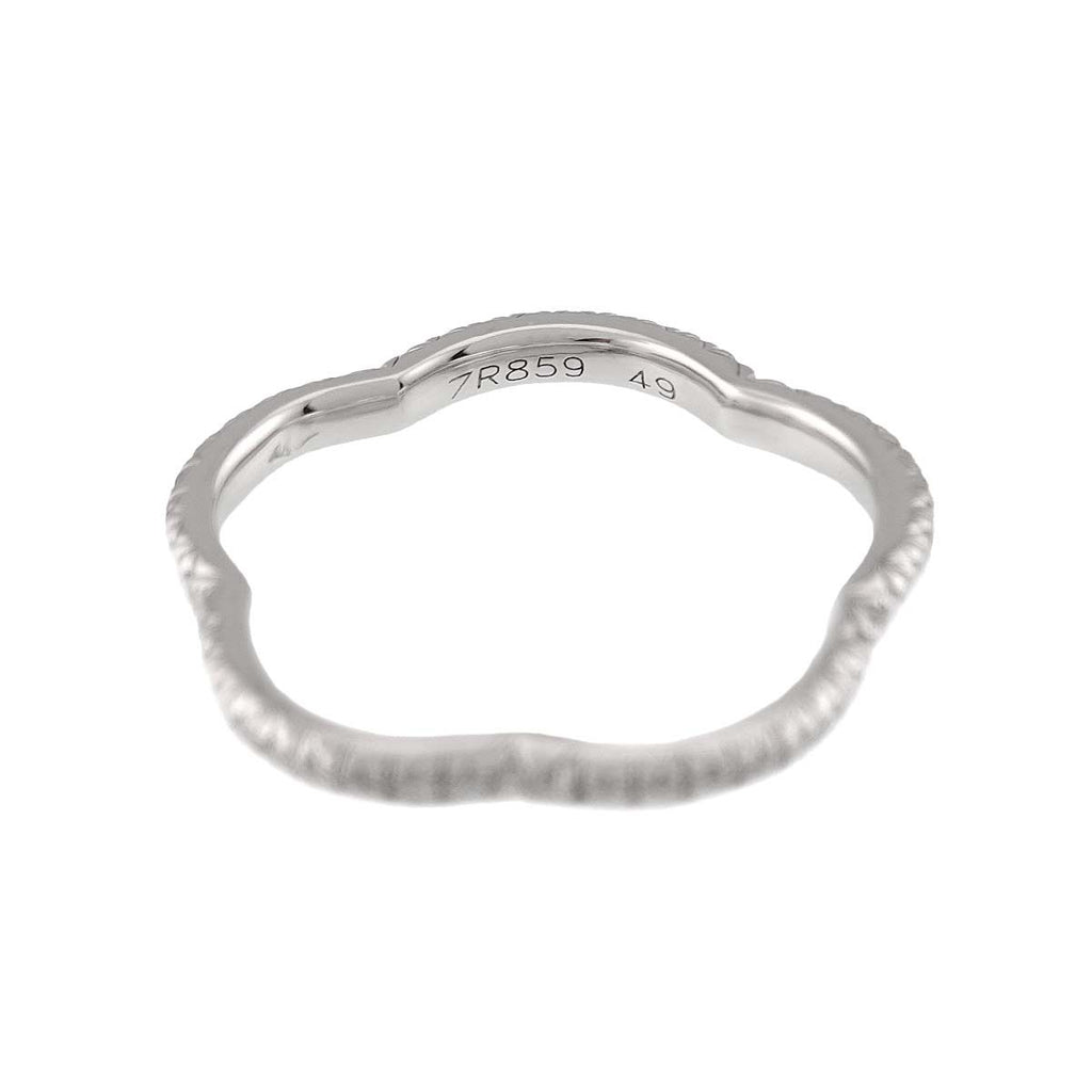Chanel Camellia 49 Ring Full Diamond 18k WG White Gold 750 — view 3