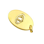Dior Diamond Pendant Top 18k YG Yellow Gold — view 3