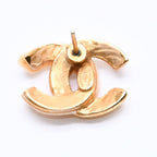 Chanel Earrings CC Logo 00 Gold Ivory Bicolor Metal — view 6