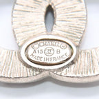 Chanel CC Logo Single Earrings Metal Silver Gold Bicolor — view 8