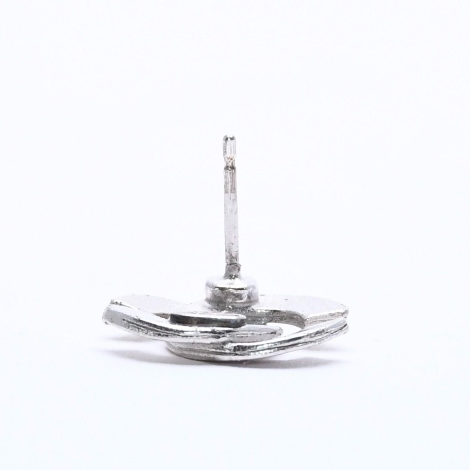 Chanel CC Logo Single Earrings 00 Metal Silver — view 7