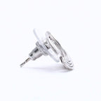 Chanel CC Logo Single Earrings 00 Metal Silver — view 4
