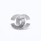 Chanel CC Logo Single Earrings 00 Metal Silver