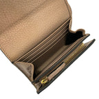 Gucci Bifold Wallet GG Marmont Beige Ivory Dark Gray Leather — view 4