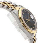 Rolex Datejust Diamond Watch SS Yellow Gold — view 6