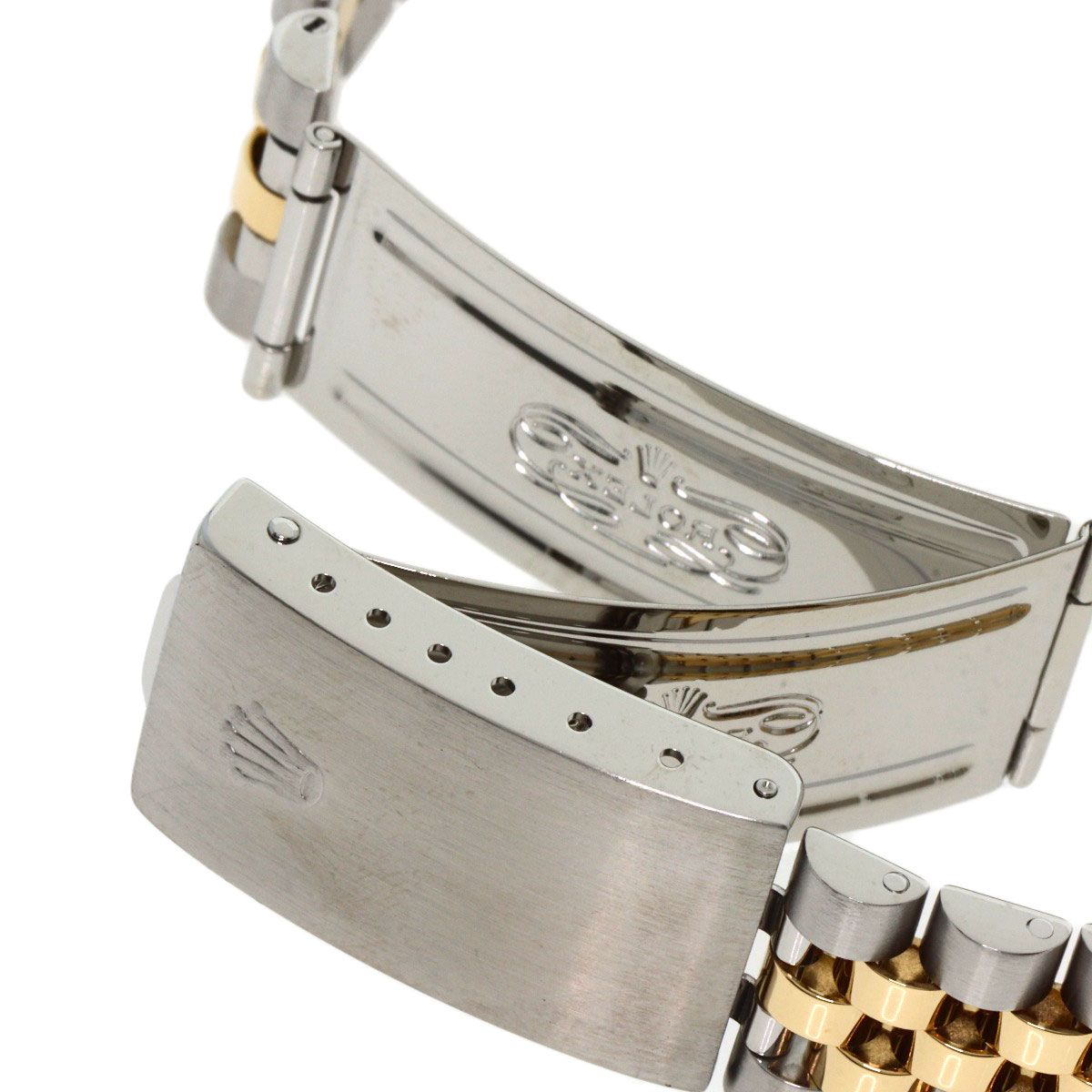 Rolex Datejust Diamond Watch SS Yellow Gold — view 8