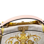 Fendi Fendace Shoulder Bag Peekaboo Mini Leather Pink White — view 9