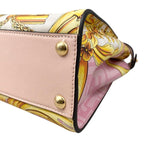 Fendi Fendace Shoulder Bag Peekaboo Mini Leather Pink White — view 7