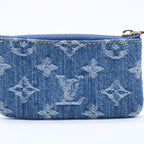 Louis Vuitton Pochette Cles Monogram Cherry Denim Coin Purse Takashi Murakami — view 3