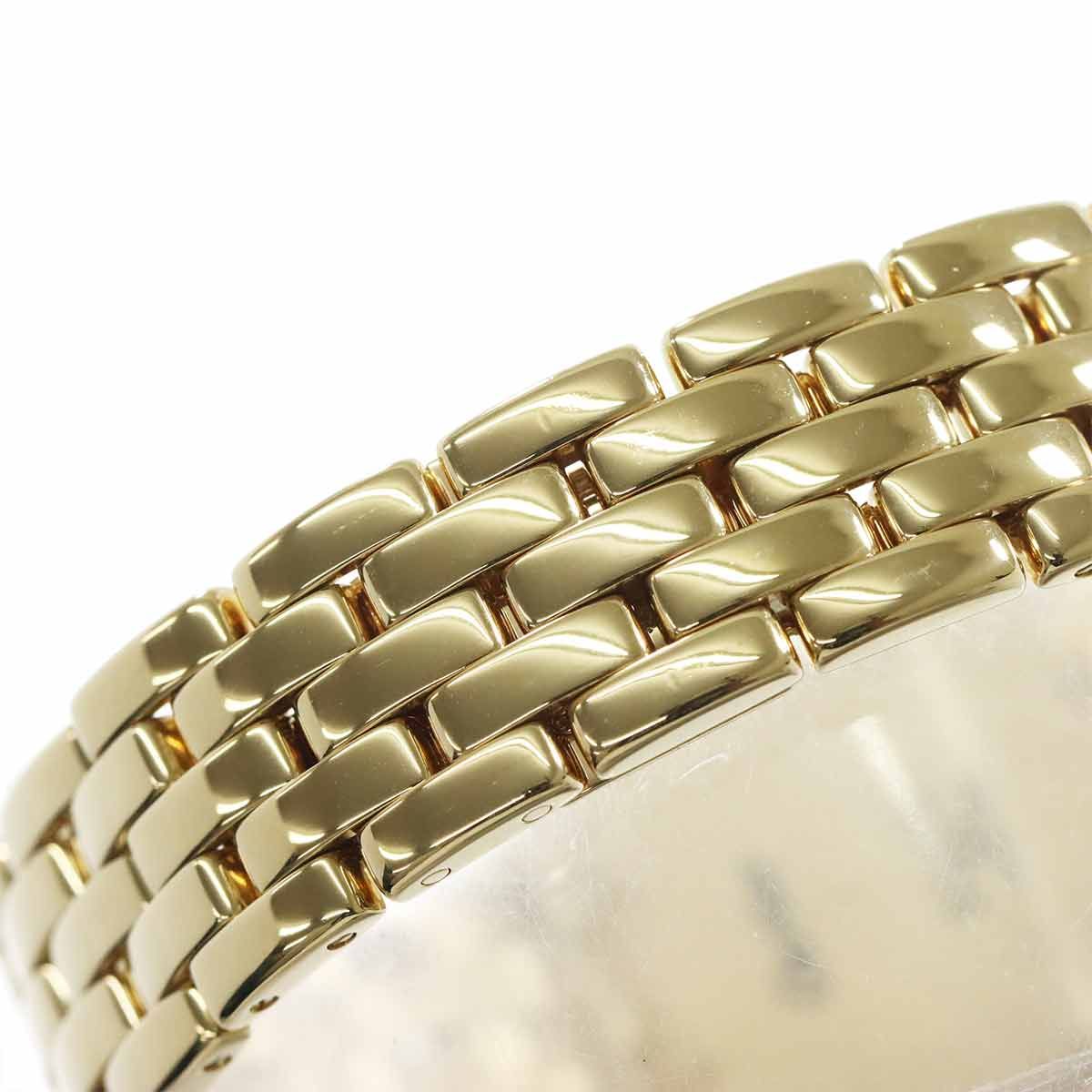 Cartier Panthere MM Date Boys Watch Ivory 18k Yellow Gold Quartz — view 6