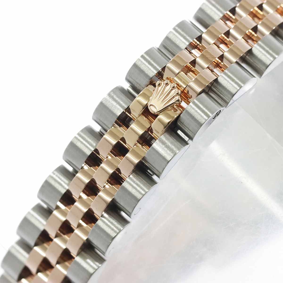 Rolex Datejust VI Diamond Roulette Watch 18k Pink Gold Automatic Winding — view 7