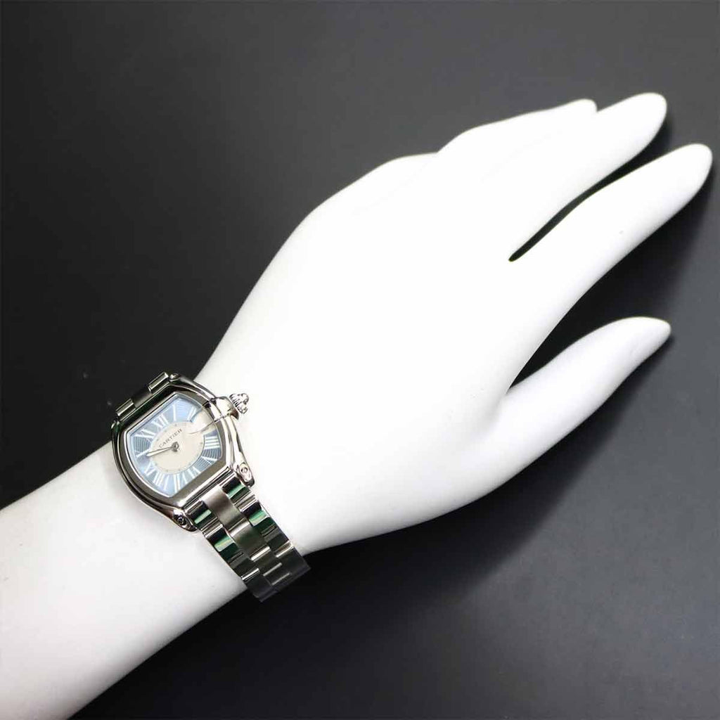 Cartier Roadster SM Watch Date Blue Automatic Winding — view 5
