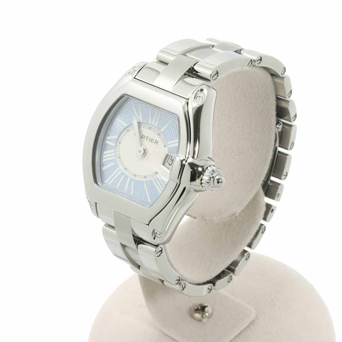 Cartier Roadster SM Watch Date Blue Automatic Winding — view 4