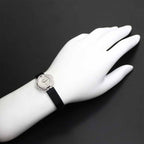 Chanel Camelia Diamond Bezel Watch White Shell 18k Gold Quartz — view 3