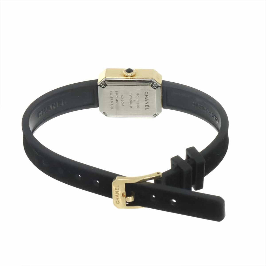 Chanel Premiere Velvet Watch Black 18k Yellow Gold Quartz — view 4