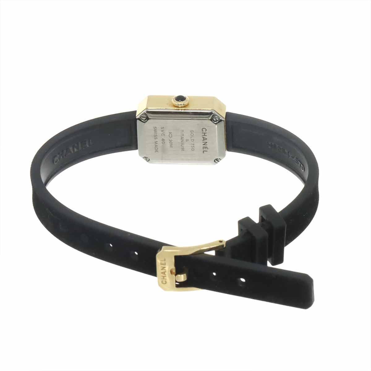 Chanel Premiere Velvet Watch Black 18k Yellow Gold Quartz — view 4