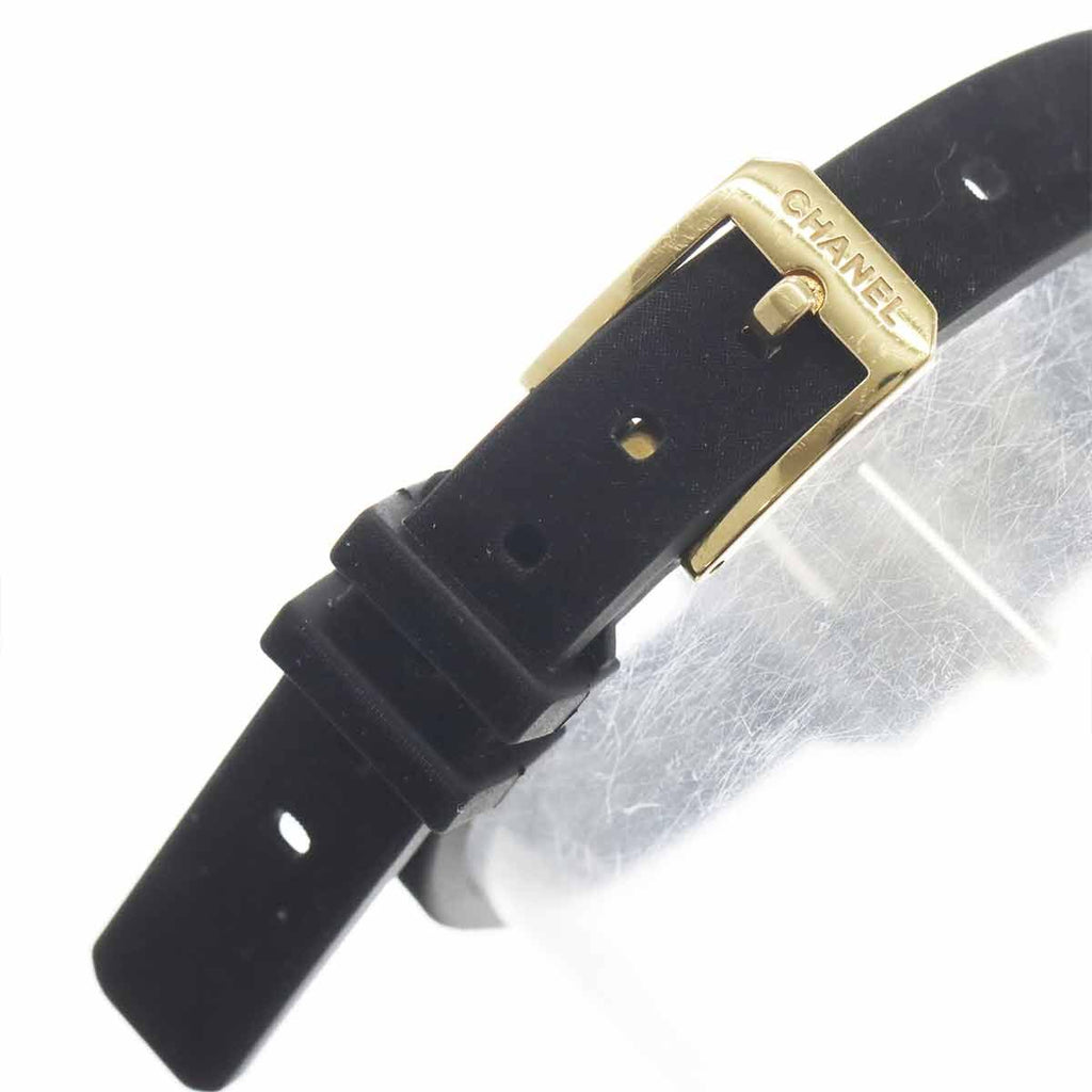 Chanel Premiere Velvet Watch Black 18k Yellow Gold Quartz — view 6