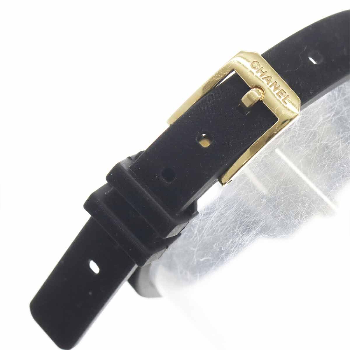 Chanel Premiere Velvet Watch Black 18k Yellow Gold Quartz — view 6
