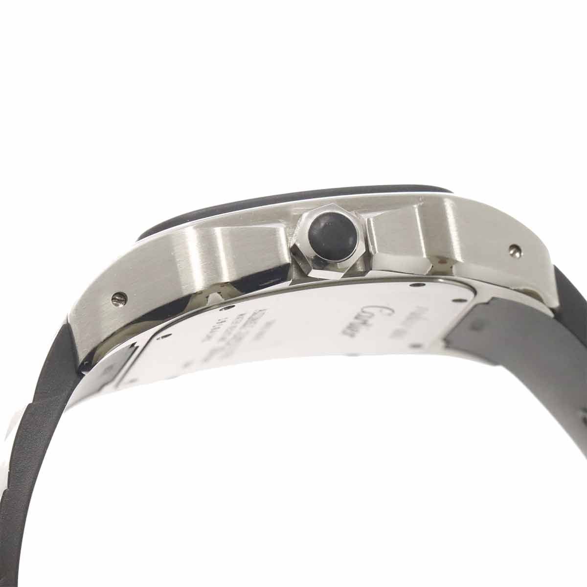 Cartier Santos 100 LM Watch Silver Automatic Winding — view 6