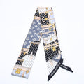 Louis Vuitton Scarf Bandeau BB Monogram Let's Go White Black Yellow