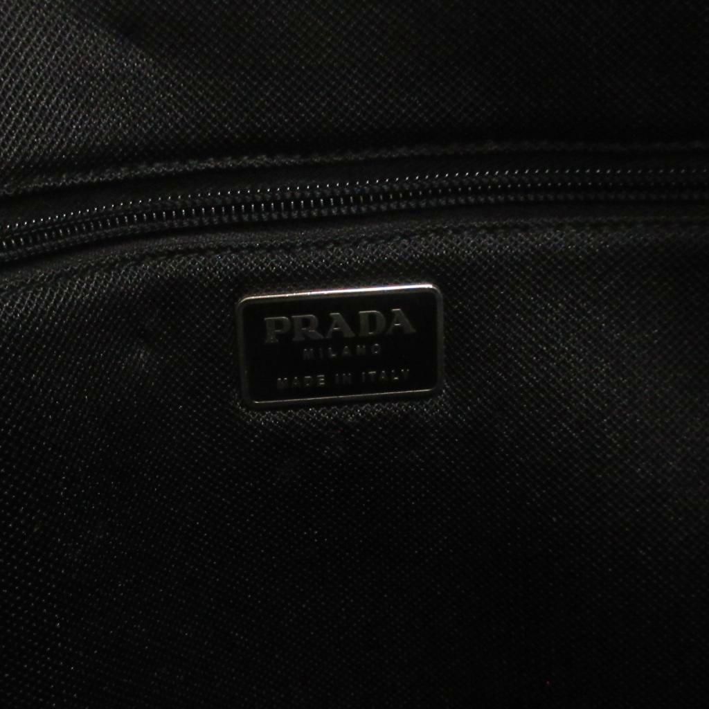 Prada Tote Triangle Plate Gray — view 7