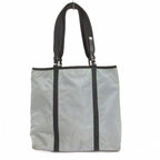 Prada Tote Triangle Plate Gray