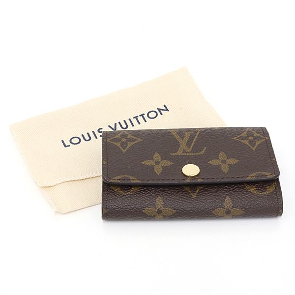 Louis Vuitton Key Case Multicles 6 Monogram Brown Key Holder — view 6