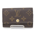 Louis Vuitton Key Case Multicles 6 Monogram Brown Key Holder