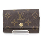 Louis Vuitton Key Case Multicles 6 Monogram Brown Key Holder