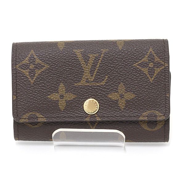 Louis Vuitton Key Case Multicles 6 Monogram Brown Key Holder