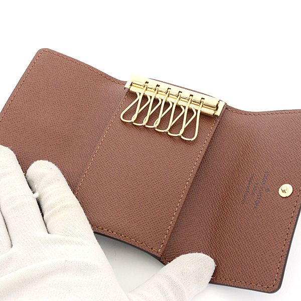 Louis Vuitton Key Case Multicles 6 Monogram Brown Key Holder — view 3