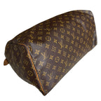 Louis Vuitton Speedy 40 Monogram Handbag Canvas Brown — view 6