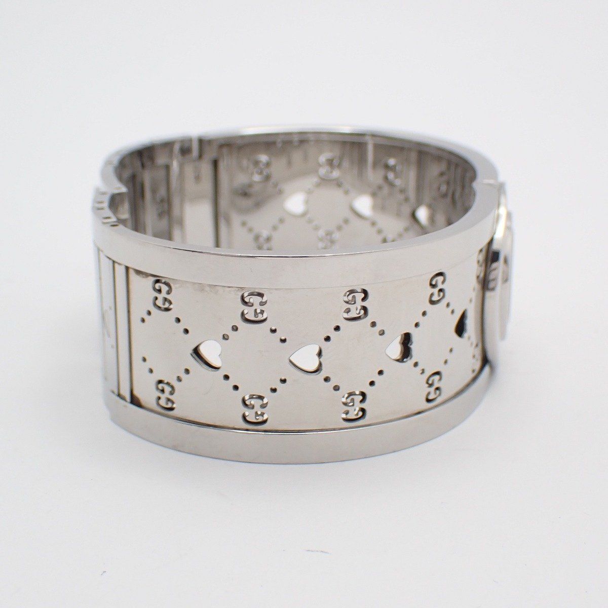 Gucci Toile Bangle Watch Quartz Heart — view 4