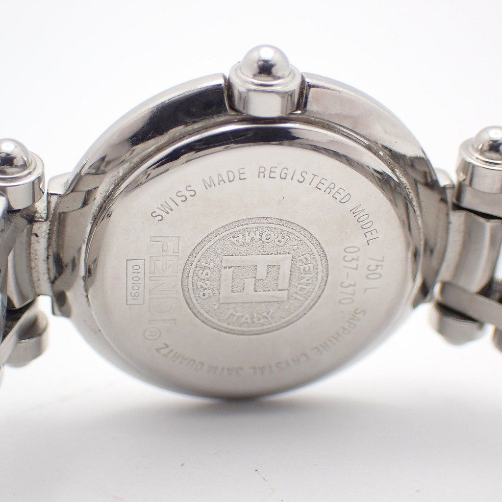 Fendi Quartz Watch White Dial SS Kannon Buckle Pawn — view 9