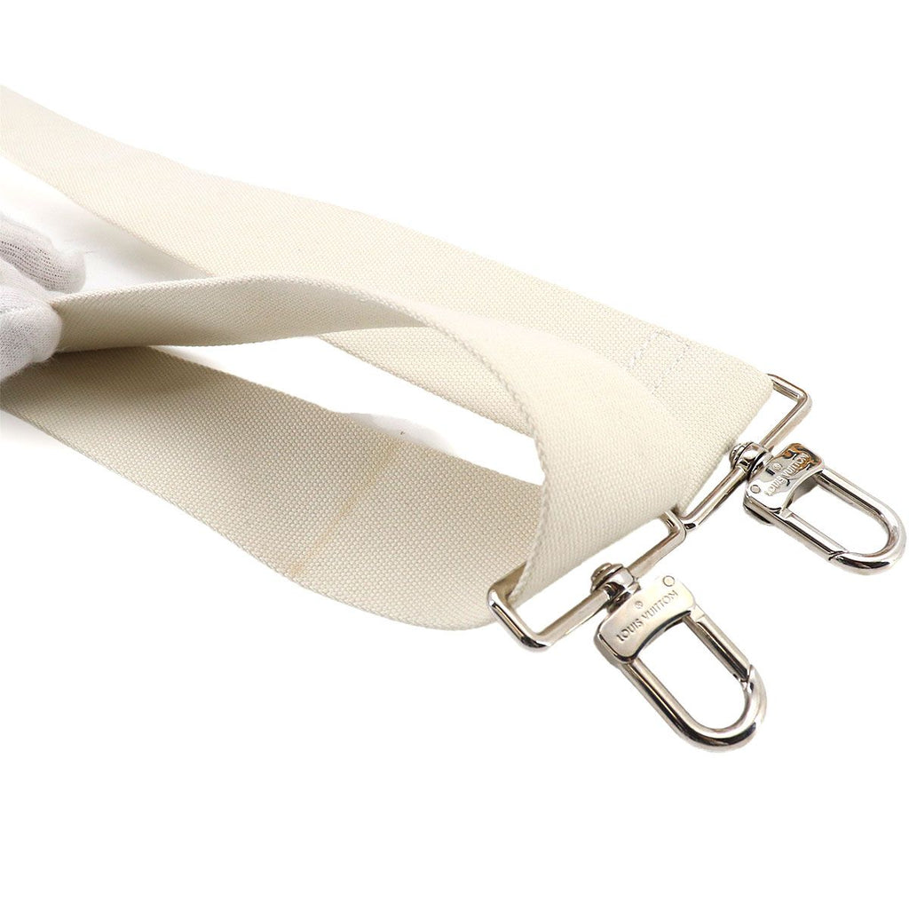 Louis Vuitton LV Square Trolley Tote Leather Blanc Silver — view 9