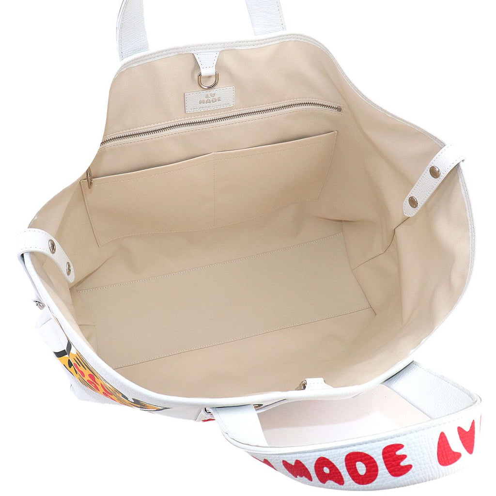 Louis Vuitton LV Square Trolley Tote Leather Blanc Silver — view 6