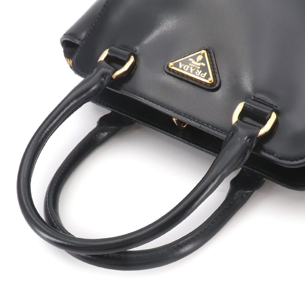 Prada 2-Way Leather Nero Black Shoulder — view 5