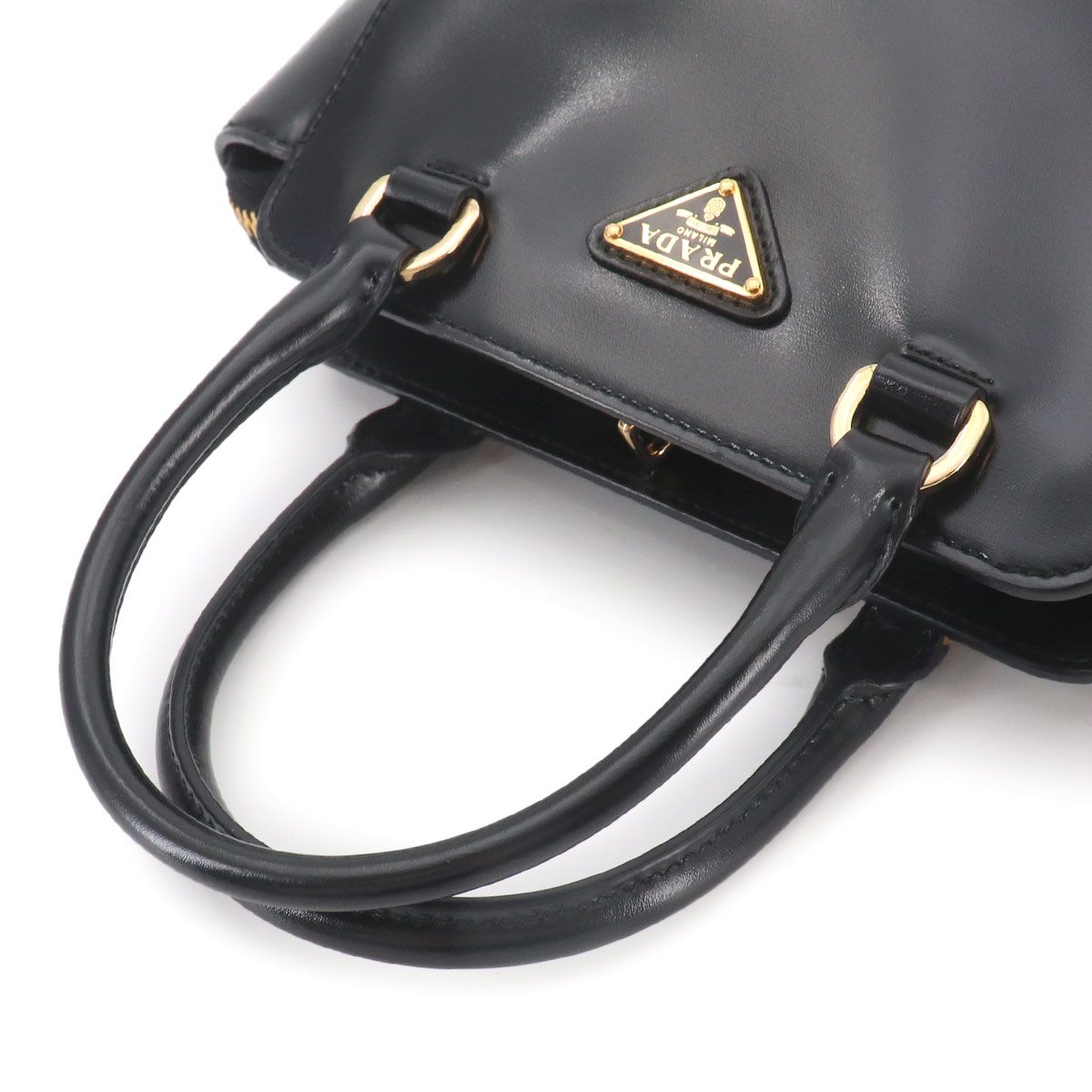 Prada 2-Way Leather Nero Black Shoulder — view 5