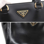 Prada 2-Way Leather Nero Black Shoulder — view 9