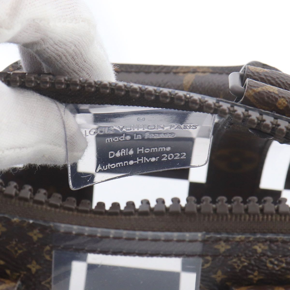 Louis Vuitton Monogram Chess Keepall Bandouliere 25 2-Way Bag Brown — view 8