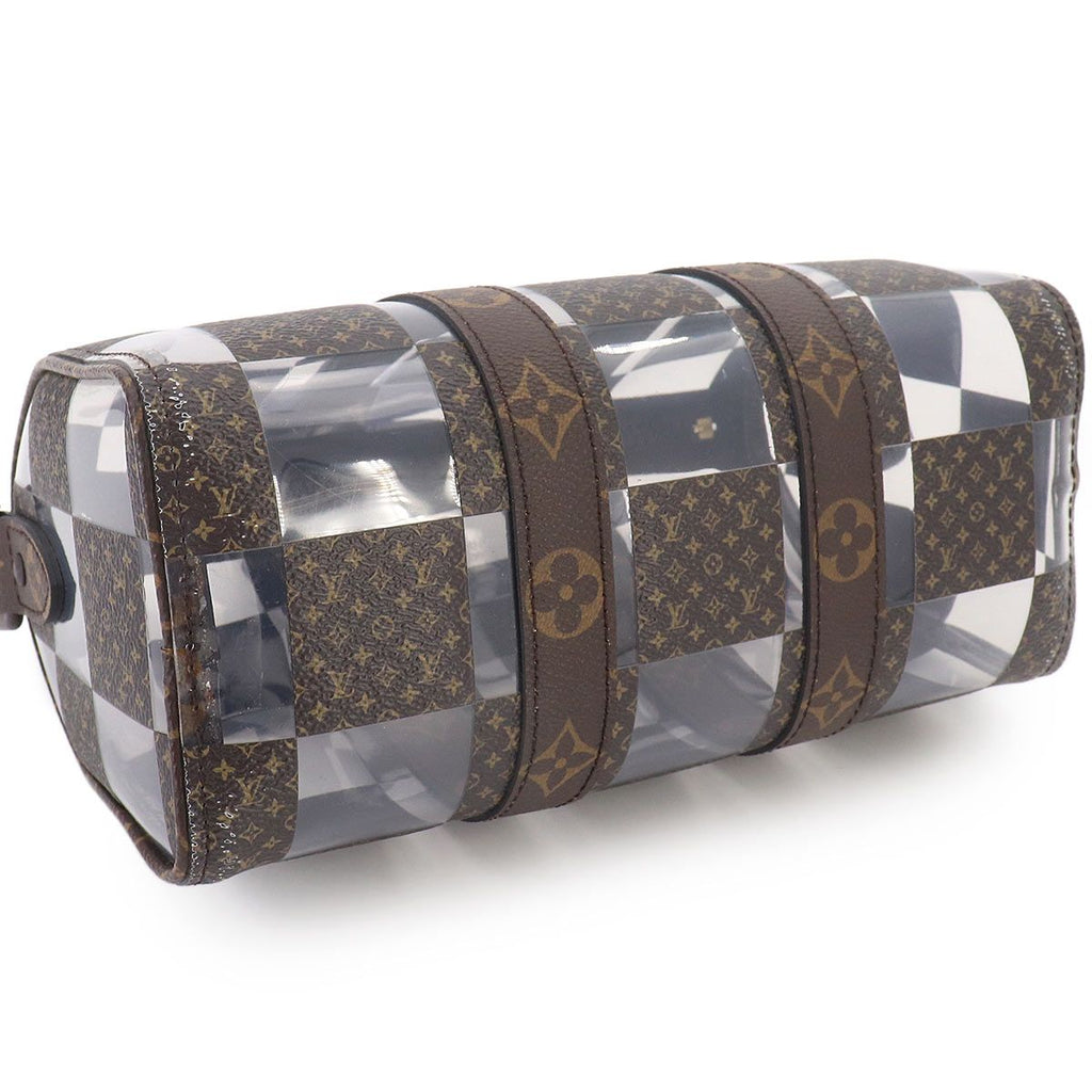 Louis Vuitton Monogram Chess Keepall Bandouliere 25 2-Way Bag Brown — view 5
