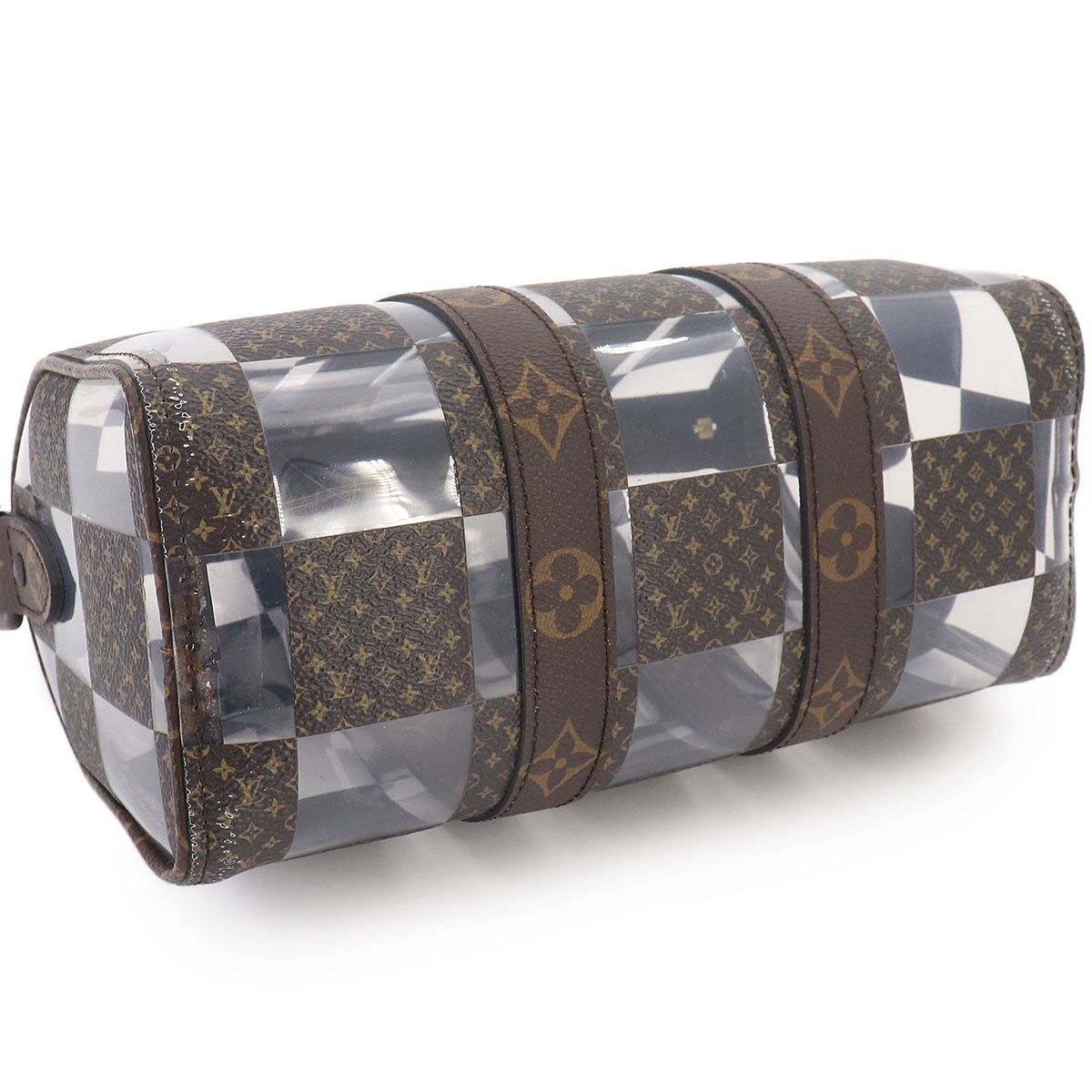 Louis Vuitton Monogram Chess Keepall Bandouliere 25 2-Way Bag Brown — view 5
