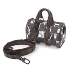 Louis Vuitton Monogram Chess Keepall Bandouliere 25 2-Way Bag Brown — view 2