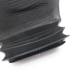 Saint Laurent Sunset Chain Shoulder Bag Croco — view 7