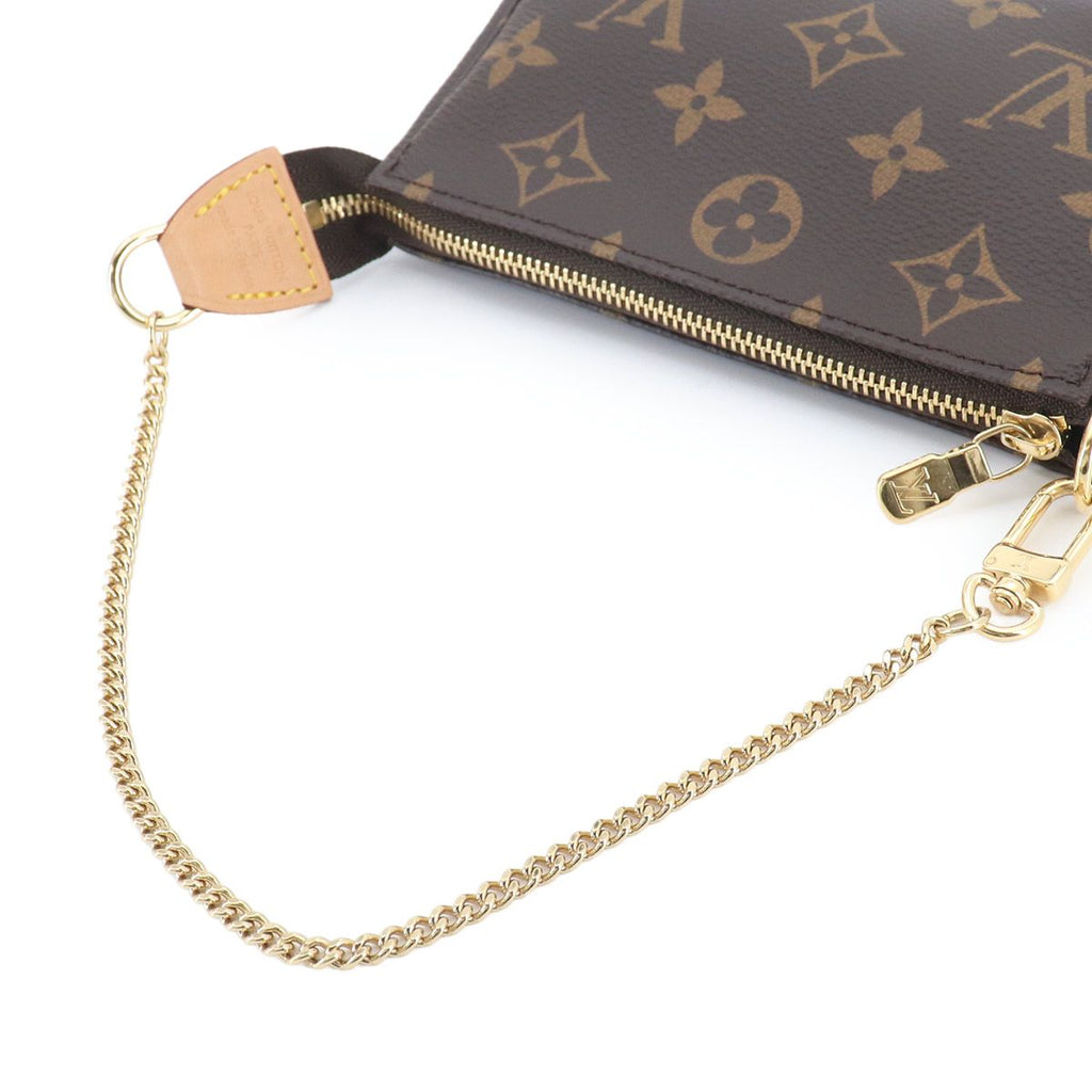 Louis Vuitton Monogram Mini Pochette Hand Bag Gold — view 6