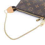 Louis Vuitton Monogram Mini Pochette Hand Bag Gold — view 6