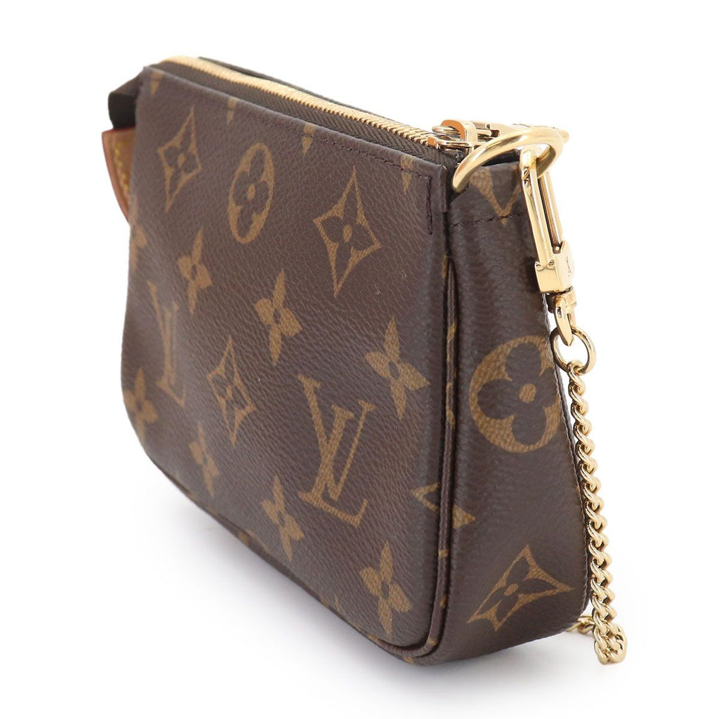 Louis Vuitton Monogram Mini Pochette Hand Bag Gold — view 4