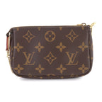 Louis Vuitton Monogram Mini Pochette Hand Bag Gold — view 3