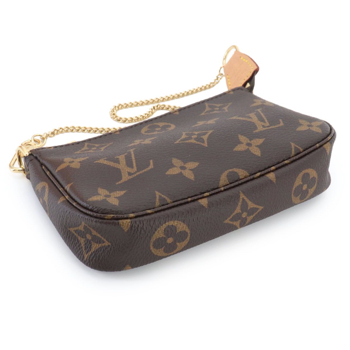 Louis Vuitton Monogram Mini Pochette Hand Bag Gold — view 5